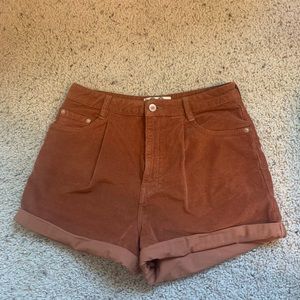 free people corduroy shorts